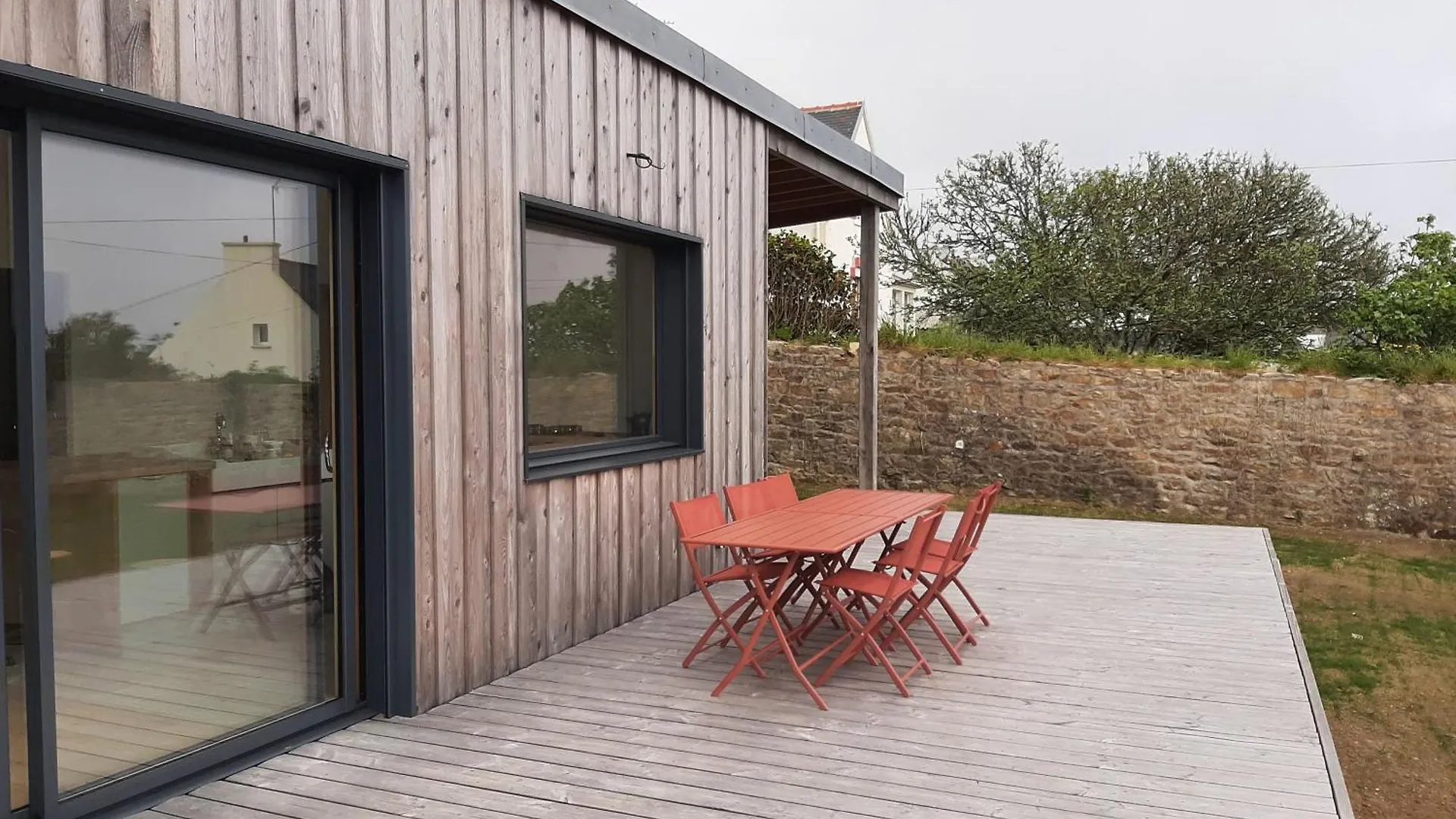 度假居 Maison En Bois Vue Sur Mer En Bretagne 5 Couchages 普洛戈